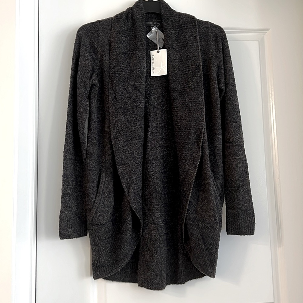 Barefoot dreams CozyChic Lite Circle cardigan.